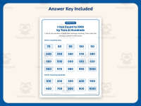 2.NBT.2 Common Core Worksheet – 2nd Grade Skip Counting Practice preview 3