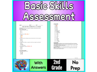 2nd Grade Basic Skills Assessment | 20-Question Test Logic & Reasoning preview