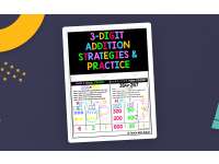 3-Digit Addition with Regrouping – Math Chart preview