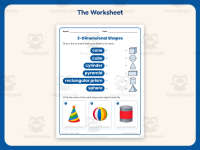 3 Dimensional Shapes Worksheet – 2nd Grade Geometry Practice preview 2