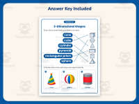 3 Dimensional Shapes Worksheet – 2nd Grade Geometry Practice preview 3