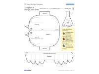 3D Paper Bird Craft Template – Cut, Color, Display preview 3