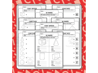 3D Shapes Faces, Edges and Vertices Worksheets | Counting & Matching preview 5