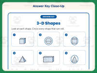 3D Shapes Worksheet – 1st Grade Geometry Practice + Answer Key preview 7