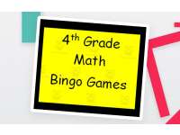 4th Grade Math Bingo Games (Multiple Games) preview
