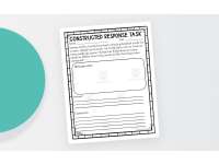 4th Grade Math Constructed Response Test Prep Packet preview
