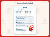 5.NBT.3 Common Core Worksheet – 5th Grade Decimals & Inequalities preview 3