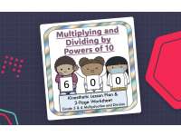 5th Grade Math Lesson Powers of 10 Multiply and Divide by Powers of 10 preview
