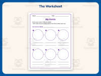 6 Circles Comic Strip Worksheet – 2nd Grade Comic Strips Practice preview 2