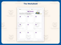 9 Boxes Comic Strip Worksheet – 2nd Grade Comic Strips Practice preview 2