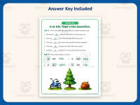 A, An Article Worksheet – 2nd Grade Articles Practice + Answer Key preview 3