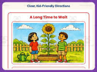 A Long Time to Wait Reading Comprehension Worksheet – 3rd Grade preview 4
