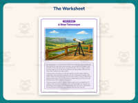 A New Telescope Reading Comprehension Worksheet – 4th Grade Practice preview 2