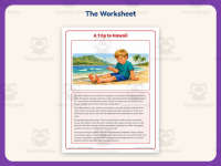 A Trip to Hawaii Reading Comprehension Worksheet – 3rd Grade Practice preview 2