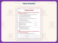 A Trip to Hawaii Reading Comprehension Worksheet – 3rd Grade Practice preview 7