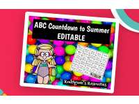 ABC Countdown to Summer – Editable End-of-Year Plan preview