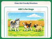 ABCs for Dogs Reading Comprehension Worksheet – 1st Grade Practice preview 4