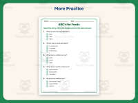 ABCs for Foods Reading Comprehension Worksheet – 1st Grade Practice preview 7