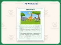ABCs for Zoos Reading Comprehension Worksheet – 1st Grade Practice preview 2