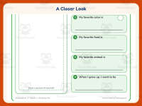About Me Worksheet – Kindergarten Back to School & Character Education preview 3