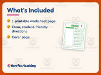 About Me Worksheet – Kindergarten Back to School & Character Education preview 5