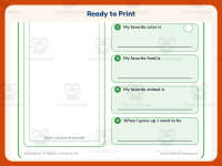 About Me Worksheet – Kindergarten Back to School & Character Education preview 7