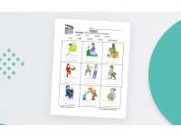 Action Words Worksheet – Verb Practice preview