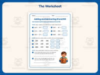 Add and Subtract 10 and 100 Worksheet – 2nd Grade Addition & Base 10 preview 2