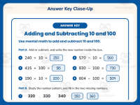 Add and Subtract 10 and 100 Worksheet – 2nd Grade Addition & Base 10 preview 7