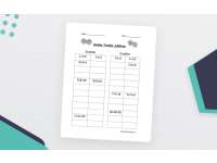 Adding Doubles Worksheet preview
