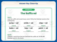 Adding ED Suffix Worksheet – 2nd Grade Suffixes Practice + Answer Key preview 7