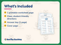 Adding Eight Equations Worksheet – 1st Grade Addition Practice preview 5