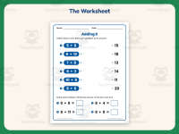 Adding Eight Matching Worksheet – 1st Grade Addition Practice preview 2
