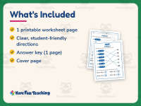 Adding Eight Matching Worksheet – 1st Grade Addition Practice preview 5