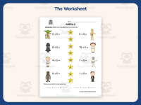 Adding Five Matching Worksheet – K-2nd Grade Addition Practice preview 2