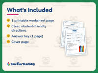 Adding Four Equations Worksheet – 1st Grade Addition Practice preview 5