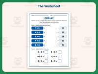 Adding Six Matching Worksheet – 1st Grade Addition Practice preview 2