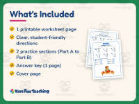 Adding to 20 Worksheet – 1st Grade Addition Practice + Answer Key preview 5