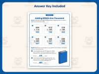 Adding to One Thousand Worksheet – 2nd Grade Addition Practice preview 3