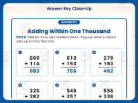 Adding to One Thousand Worksheet – 2nd Grade Addition Practice preview 7