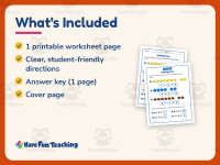Adding Two Writing Equations Worksheet – Kindergarten Addition preview 5