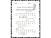 Addition & Subtraction Using Number Lines Worksheets | Math Practice preview 3