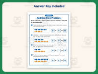 Addition Word Problems Worksheet – 1st Grade Math Practice preview 3