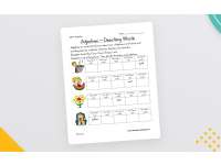 Adjective Five Senses Worksheet preview