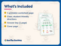 Adjectives Sort Worksheet – 2nd Grade Grammar Practice + Answer Key preview 5