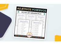 Adjetivos Posesivos - Possessive Adjectives Worksheets in Spanish preview