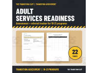 Adult Services Readiness and Referral Tracker for 18-21 Transition preview