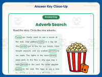 Adverb Movie Worksheet – 2nd Grade Adverbs Practice + Answer Key preview 7