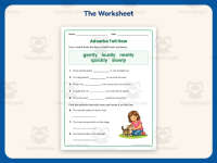 Adverbs Tell How Worksheet – 2nd Grade Grammar Practice + Answer Key preview 2