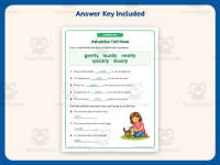 Adverbs Tell How Worksheet – 2nd Grade Grammar Practice + Answer Key preview 3
